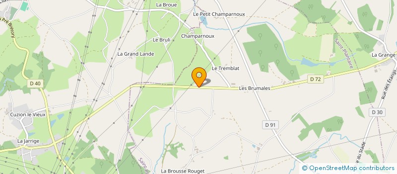 localisation de l'entreprise GAEC DU MANA à SAINT-PLANTAIRE