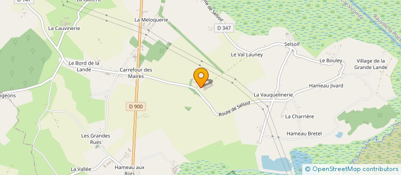 localisation de l'entreprise GAEC DU MANOIR à SAINT-SAUVEUR-LE-VICOMTE