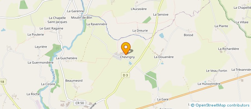 localisation de l'entreprise GAEC DU MANOIR  JAVRON-LES-CHAPELLES