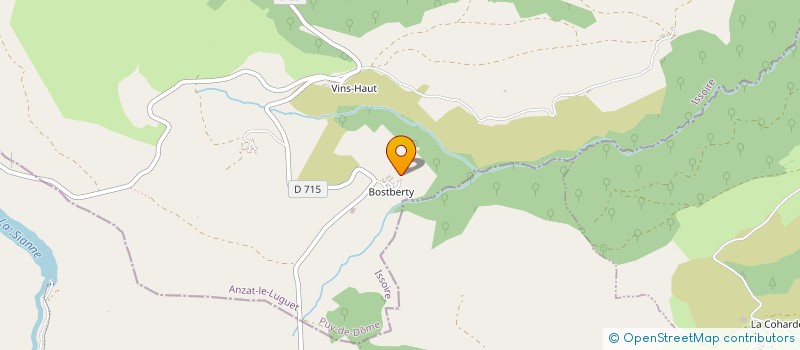 localisation de l'entreprise GAEC DU MAQUIS RELAIS à ANZAT-LE-LUGUET