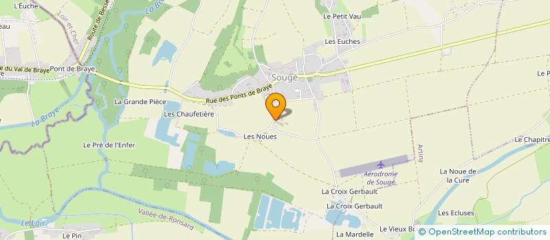 localisation de l'entreprise GAEC DU MARAIS  SOUGE