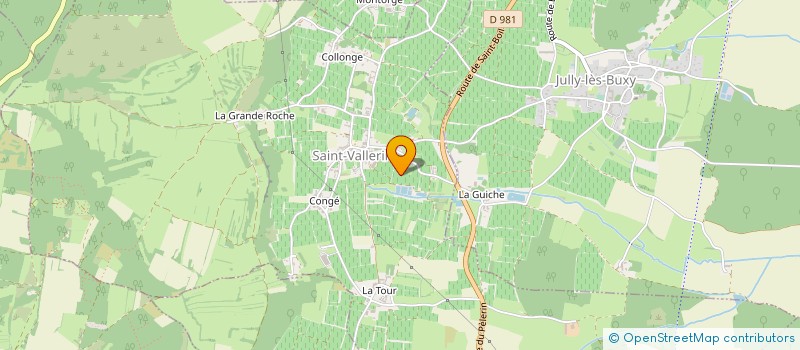 localisation de l'entreprise GAEC DU MARNIZOT à BUXY