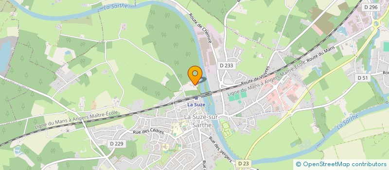 localisation de l'entreprise GAEC DU MARRONNIER  CHEMIRE-LE-GAUDIN