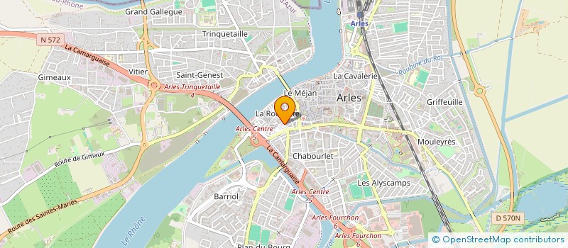 localisation de l'entreprise GAEC DU MAS DE PRENTEGARDE à ARLES