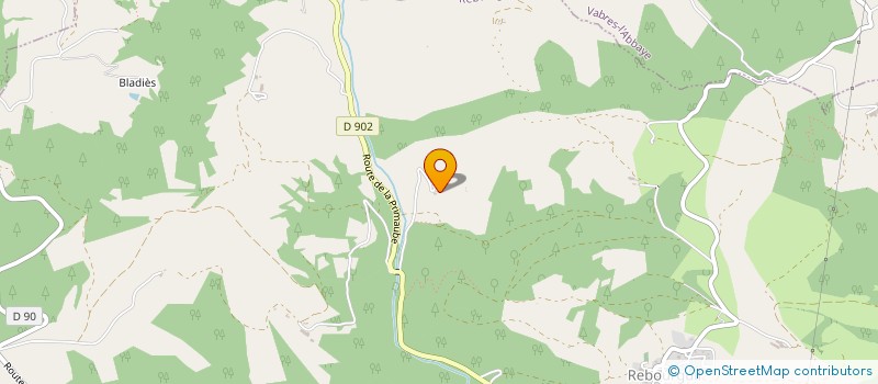 localisation de l'entreprise GAEC DU MAS DE SALVAYRE  REBOURGUIL