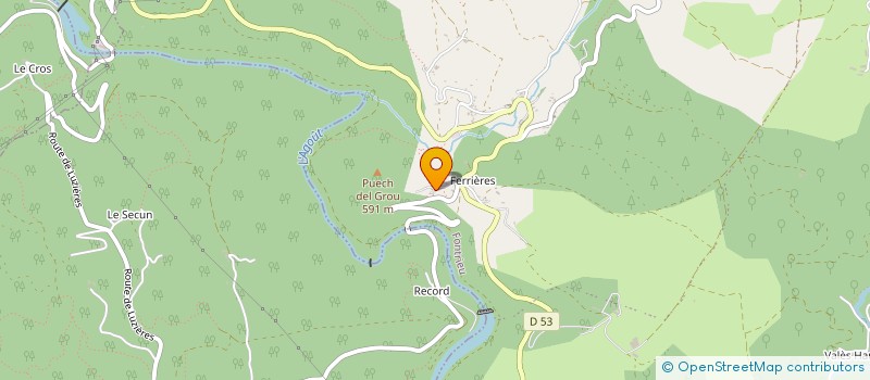localisation de l'entreprise GAEC DU MAS HAUT à ANGLES