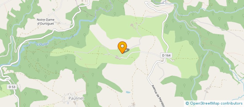 localisation de l'entreprise GAEC DU MASNAU à PAULINET