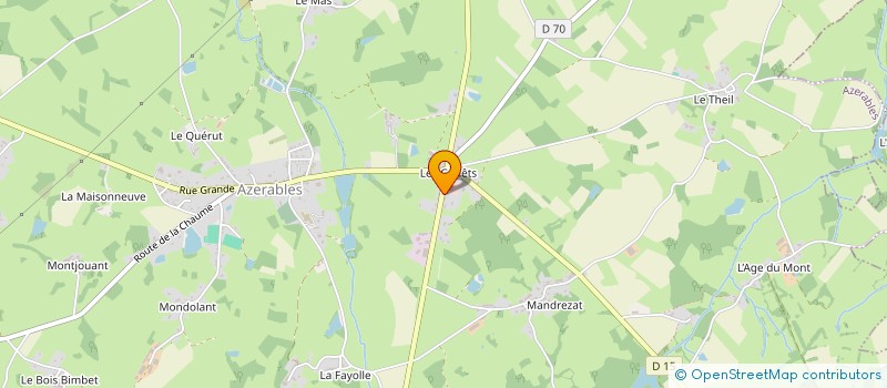 localisation de l'entreprise GAEC DU MAT VIEIL  AZERABLES