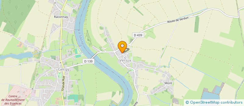 localisation de l'entreprise GAEC DU MEIX ROUSSOT à VERJUX