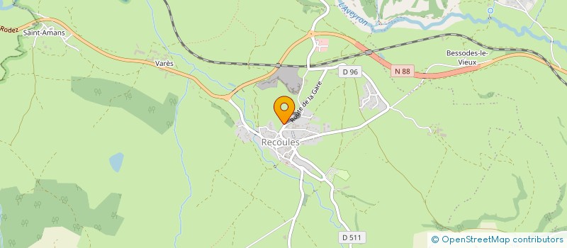 localisation de l'entreprise GAEC DU MEJANEL à SEVERAC D AVEYRON