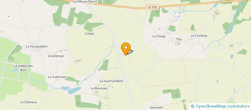 localisation de l'entreprise GAEC DU MELAY à AVESSAC