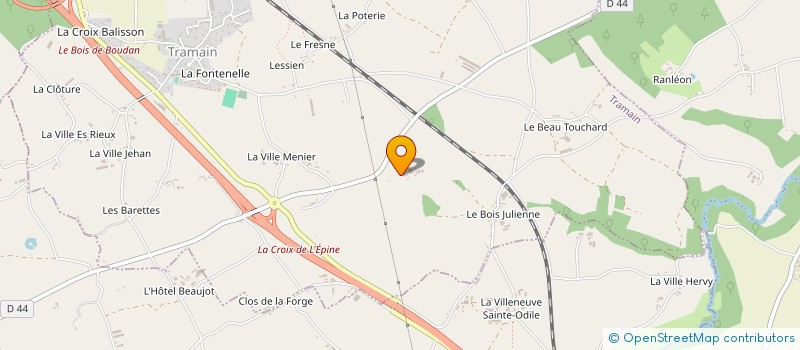 localisation de l'entreprise GAEC DU MENEHY à TRAMAIN