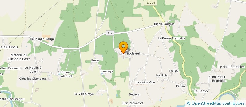 localisation de l'entreprise GAEC DU MENH'D'ARZ à PLUHERLIN