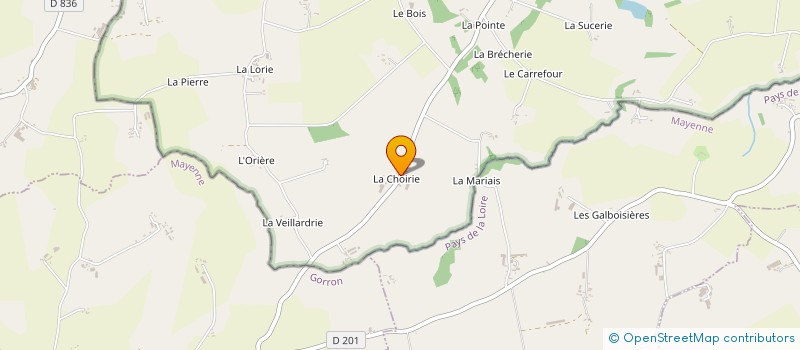 localisation de l'entreprise GAEC DU MENHIR à PASSAIS VILLAGES