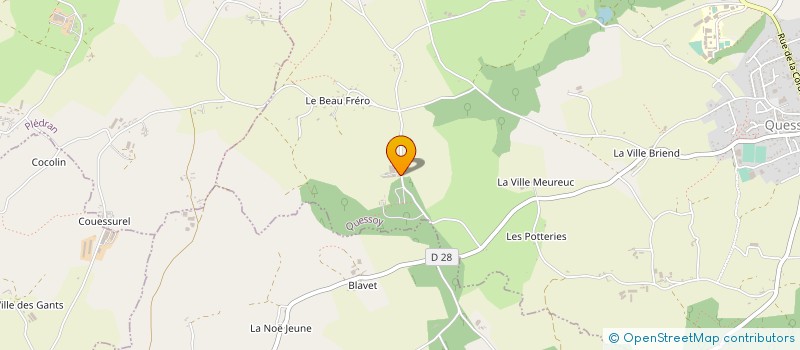 localisation de l'entreprise GAEC DU MENHIR à QUESSOY