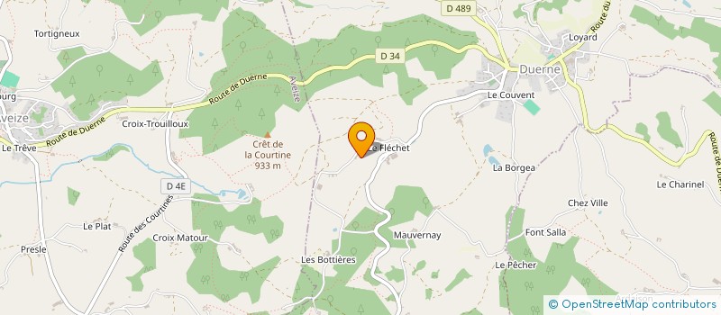 localisation de l'entreprise GAEC DU MENHIR à DUERNE