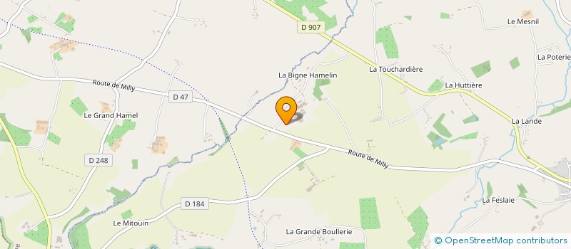 localisation de l'entreprise GAEC DU MESLIER à BARENTON