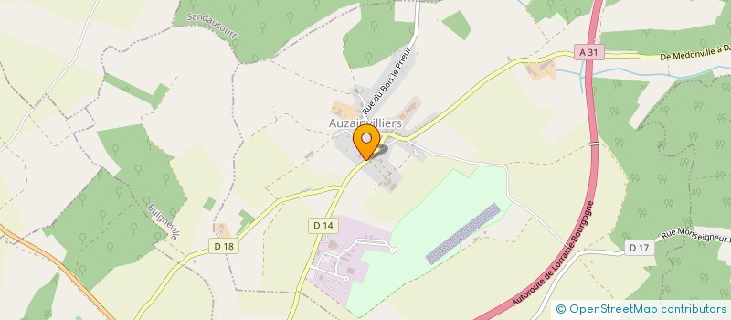 localisation de l'entreprise GAEC DU MESSEIMPRE à AUZAINVILLIERS