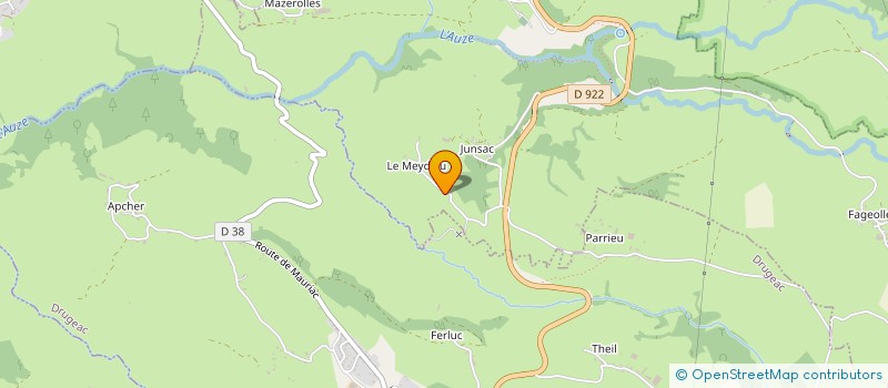 localisation de l'entreprise GAEC DU MEYDIEU à SALINS