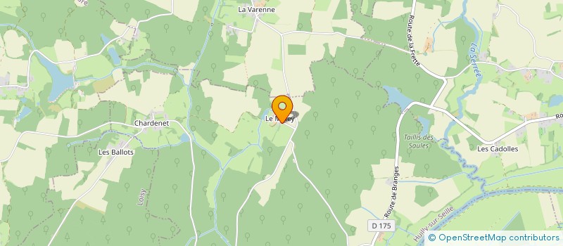 localisation de l'entreprise GAEC DU MOLEY à HUILLY-SUR-SEILLE