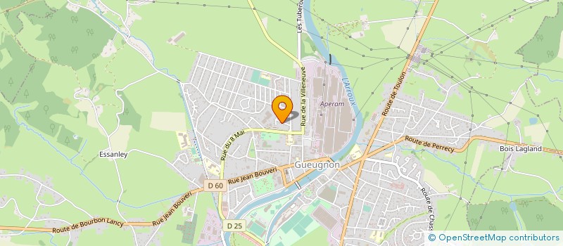 localisation de l'entreprise GAEC DU MONT DARDON  UXEAU