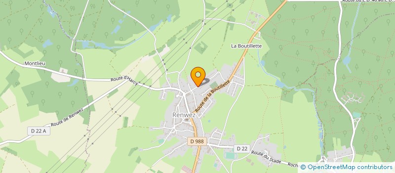 localisation de l'entreprise GAEC DU MONT FOSSE à ROUVROY-SUR-AUDRY