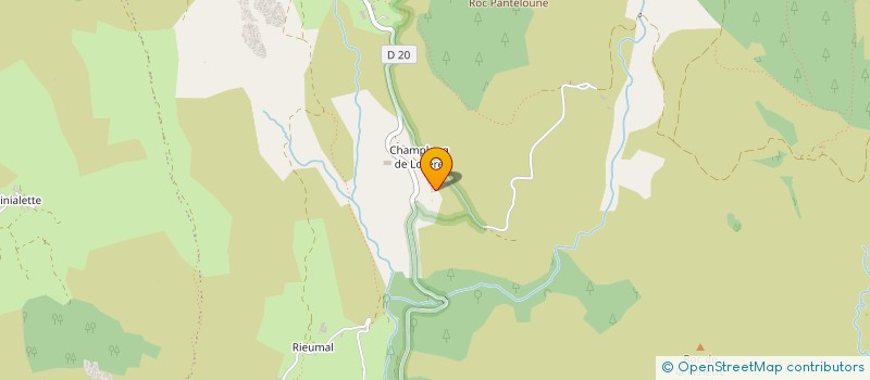 localisation de l'entreprise GAEC DU MONT-LOZERE  PONT DE MONTVERT SUD MONT LOZERE