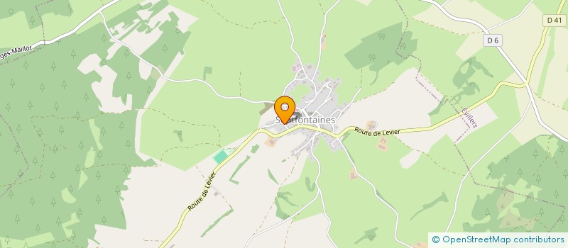 localisation de l'entreprise GAEC DU MONT ROCHER à SEPTFONTAINES