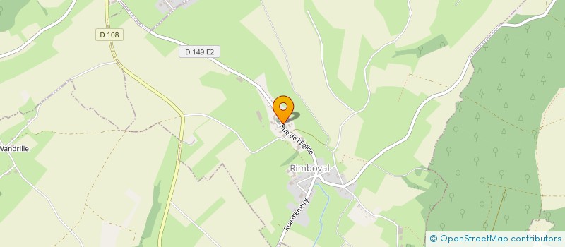 localisation de l'entreprise GAEC DU MONT ROUX à RIMBOVAL