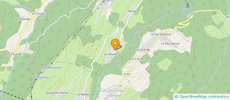 localisation de l'entreprise GAEC DU MOREL à GRAND-AIGUEBLANCHE
