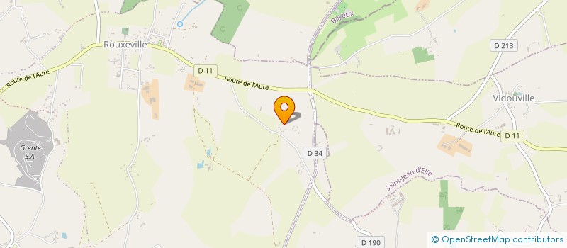 localisation de l'entreprise GAEC DU MOUFFET à SAINT-JEAN-D'ELLE