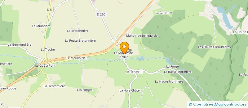 localisation de l'entreprise GAEC DU MOULIN à TOUROUVRE AU PERCHE