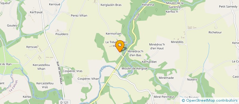 localisation de l'entreprise GAEC DU MOULIN à LANGONNET