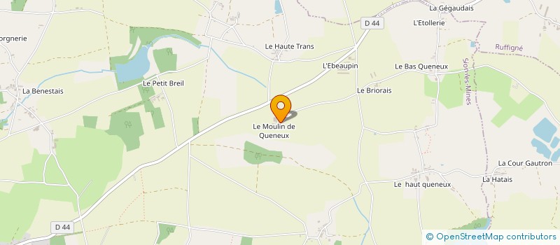 localisation de l'entreprise GAEC DU MOULIN à SION LES MINES
