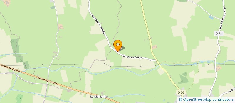 localisation de l'entreprise GAEC DU MOULIN A VENT à LE NOUVION-EN-THIERACHE