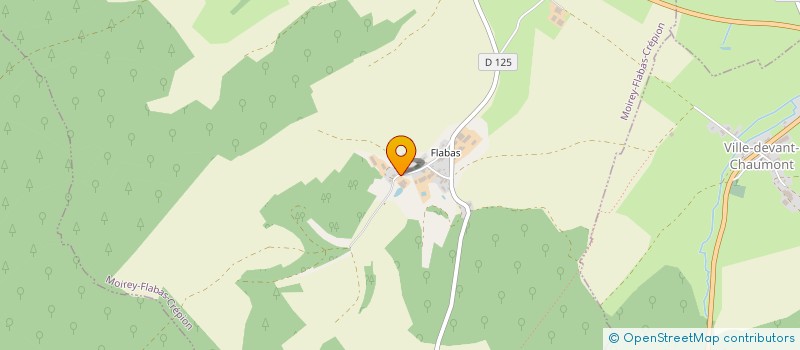 localisation de l'entreprise GAEC DU MOULIN BLANC à MOIREY-FLABAS-CREPION