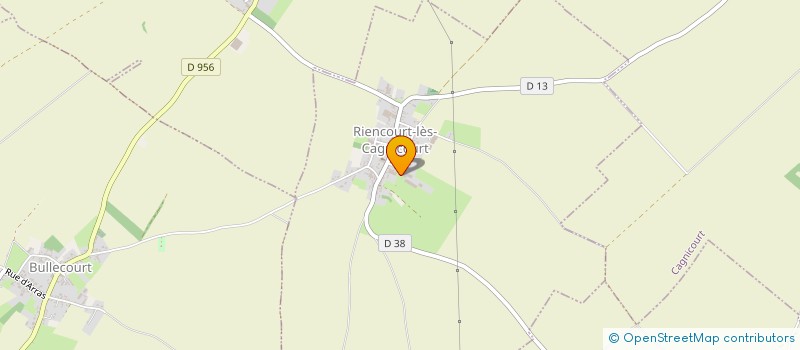 localisation de l'entreprise GAEC DU MOULIN PECQUEUR  RIENCOURT-LES-CAGNICOURT