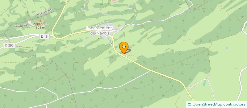 localisation de l'entreprise GAEC DU MOURET à LEVIER