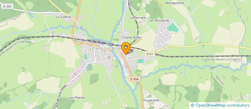 localisation de l'entreprise GAEC DU MOUSSEAU  MESVRES