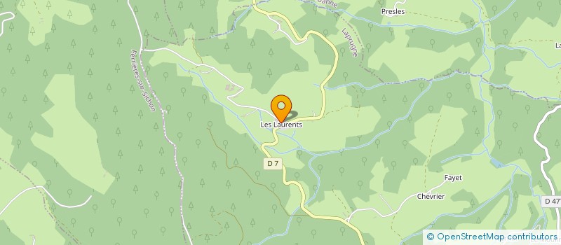 localisation de l'entreprise GAEC DU MOUSSERIN à LAPRUGNE