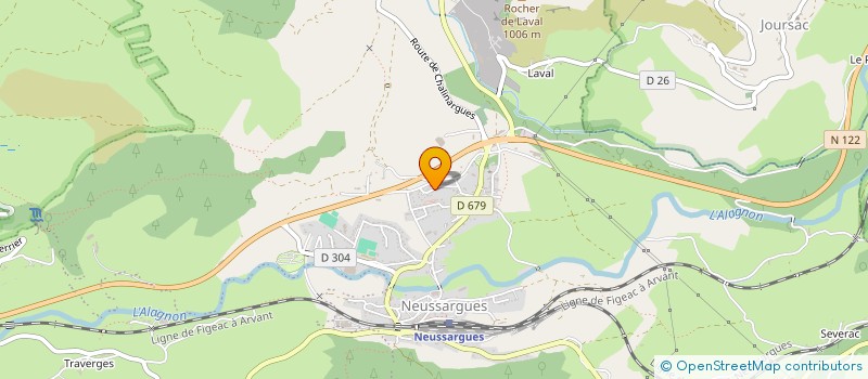 localisation de l'entreprise GAEC DU MOUTON à NEUSSARGUES EN PINATELLE