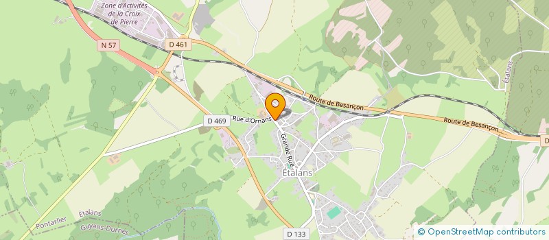 localisation de l'entreprise GAEC DU MUROT à LAVANS-VUILLAFANS