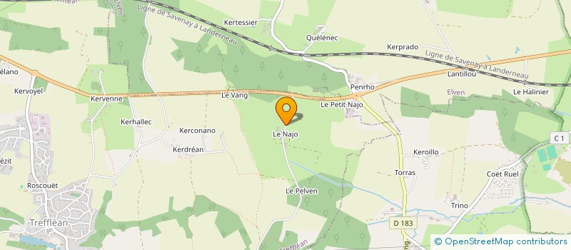 localisation de l'entreprise GAEC DU NAJO à TREFFLEAN