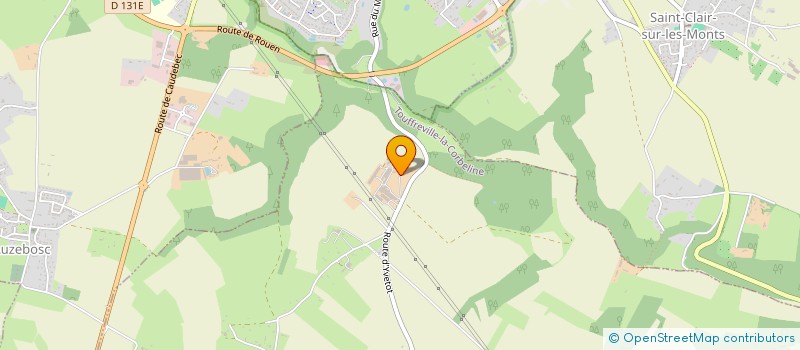 localisation de l'entreprise GAEC DU NEUFBOURG  TOUFFREVILLE-LA-CORBELINE