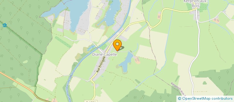 localisation de l'entreprise GAEC DU NOIR BOIS à DIANE-CAPELLE