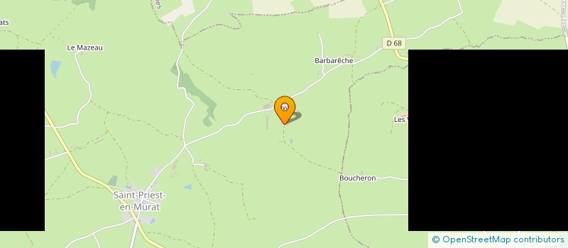 localisation de l'entreprise GAEC DU PACHA  SAINT-PRIEST-EN-MURAT