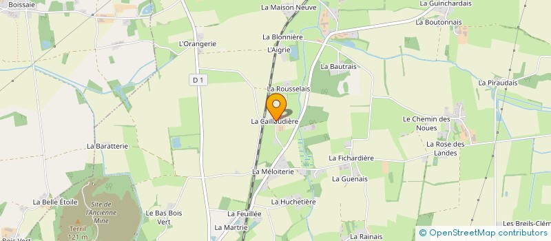 localisation de l'entreprise GAEC DU PAS GUINEL à ABBARETZ