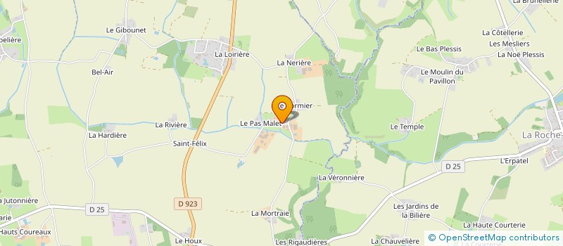 localisation de l'entreprise GAEC DU PAS MARY à MESANGER
