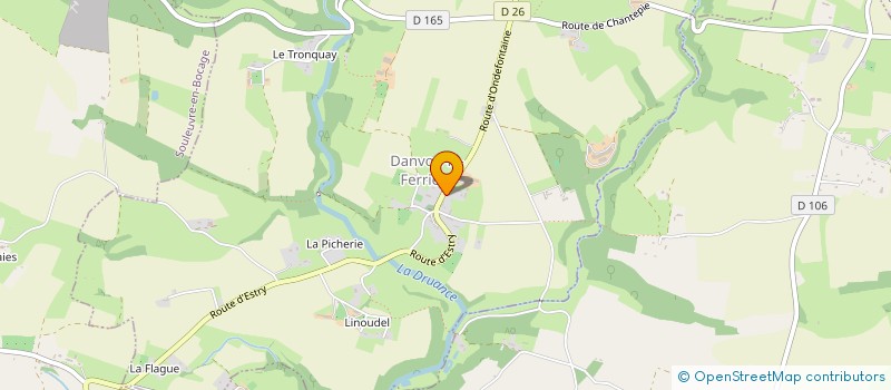 localisation de l'entreprise GAEC DU PASQUET à LES MONTS D'AUNAY