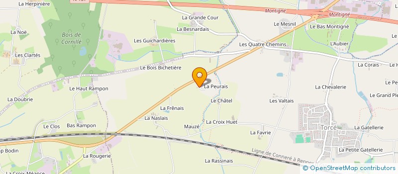 localisation de l'entreprise GAEC DU PASSOIR à MONDEVERT